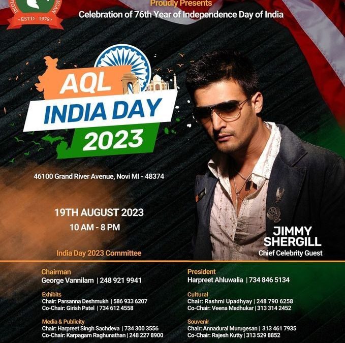 Celebrating India Day 2023 with ILA in Michigan