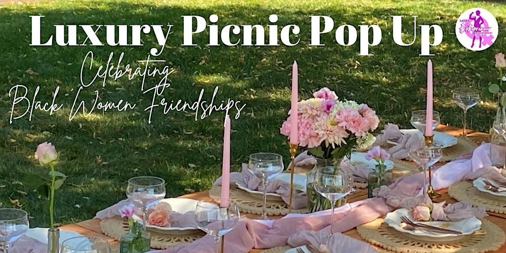 An elegantly curated picnic setup, embodying the luxury and community spirit of the event.